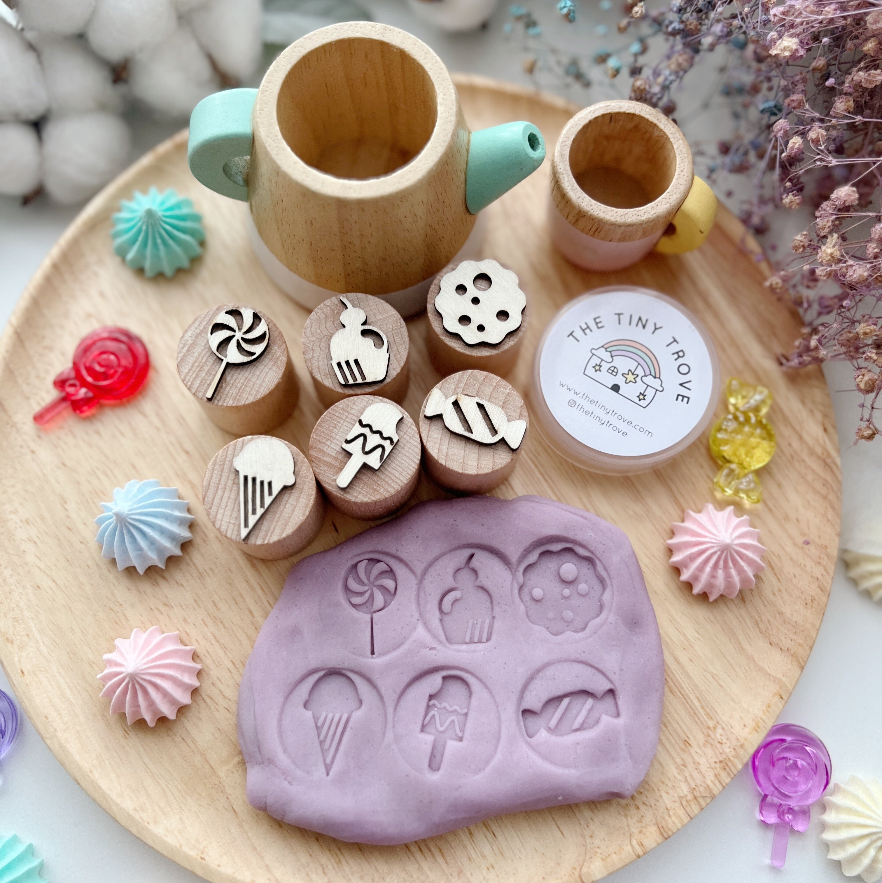 Sweet Treats Wonderland Wooden Stampers Set