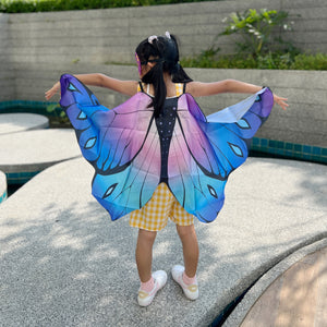 Enchanting Butterfly Wings Cape Set (Purple)