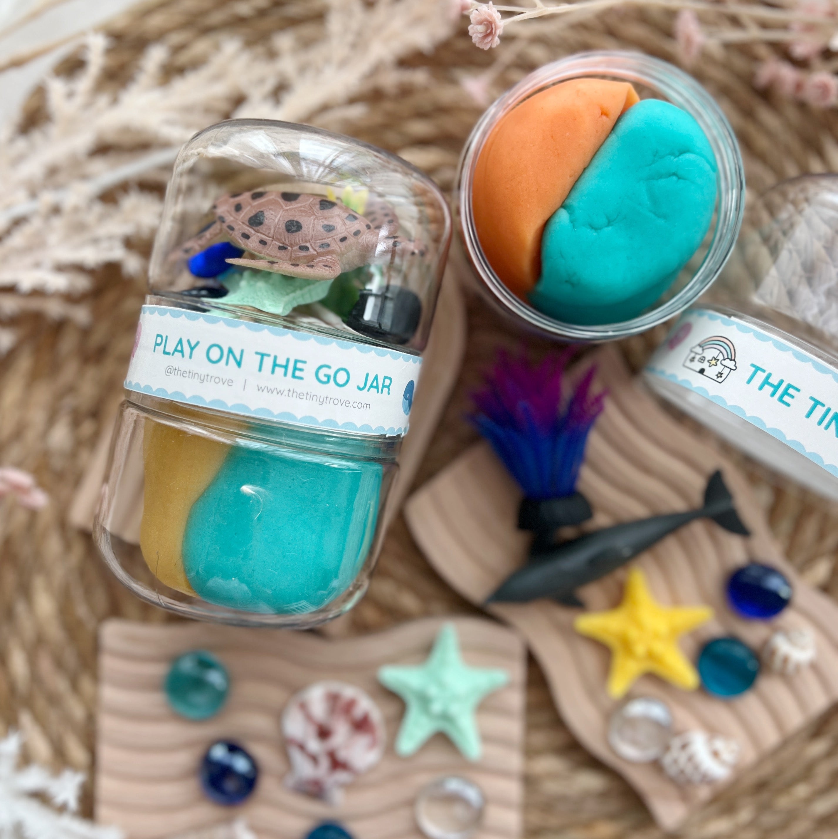 Under the Sea Play on the Go Jar (Play Dough)