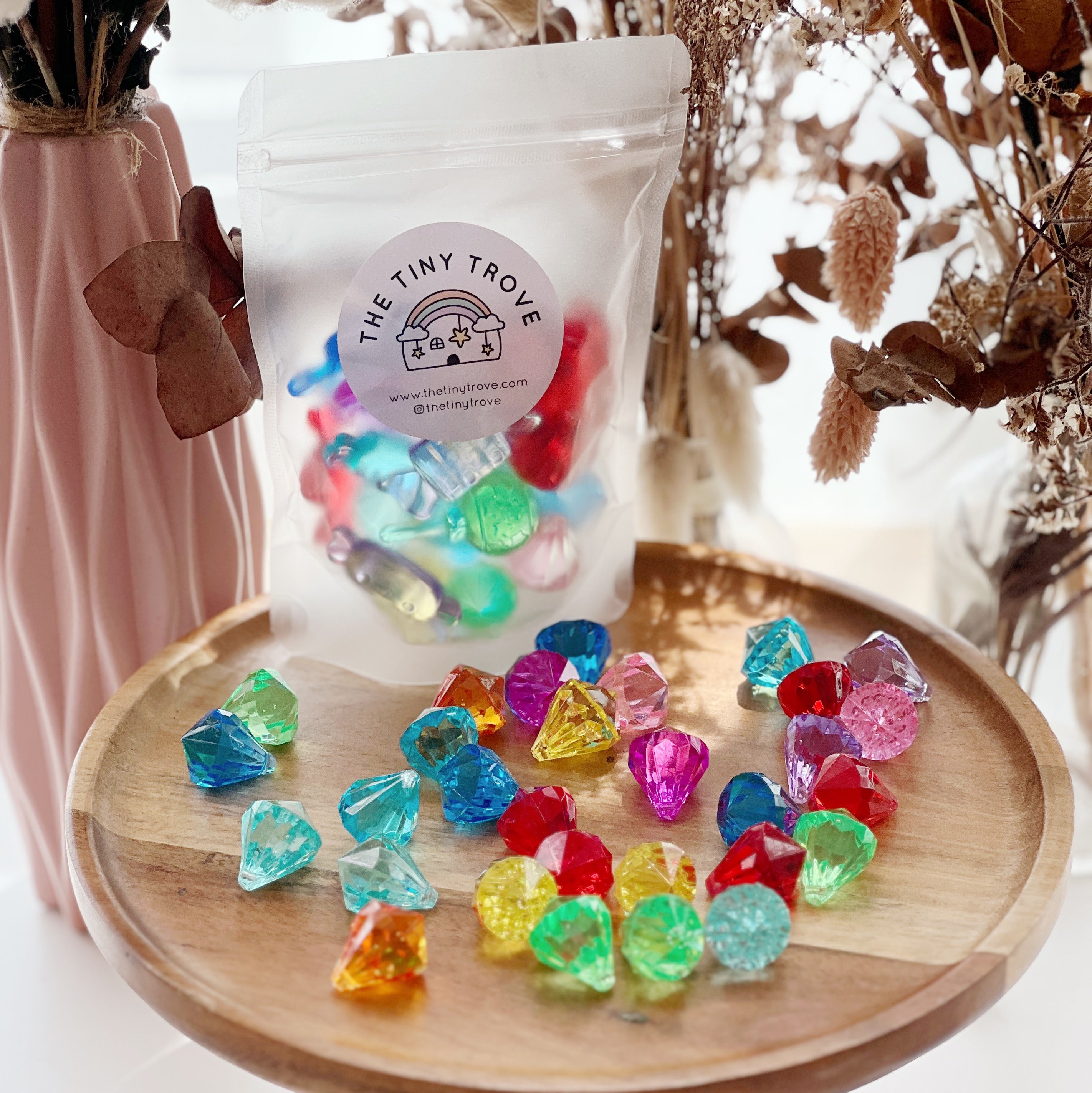 Acrylic Diamonds Sensory Loose Parts Pack