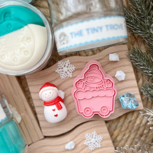 Playful Snowman Play on the Go Jar (Play Dough)