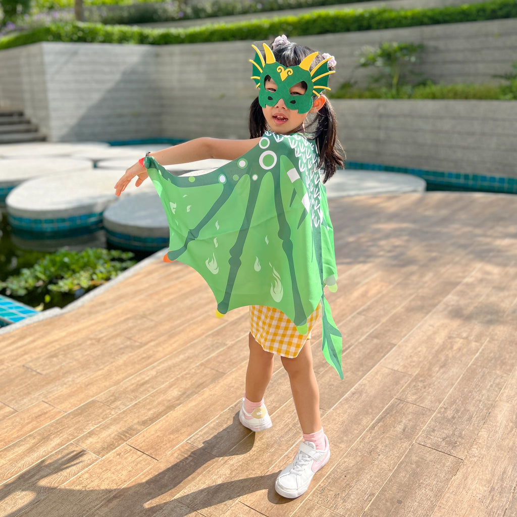 Mystical Dragon Imagination Cape Set (Green)