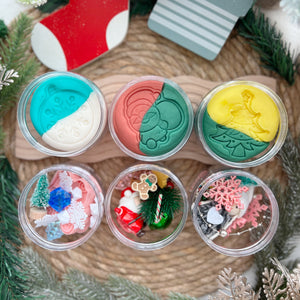 Jolly Santa Play on the Go Jar (Play Dough)