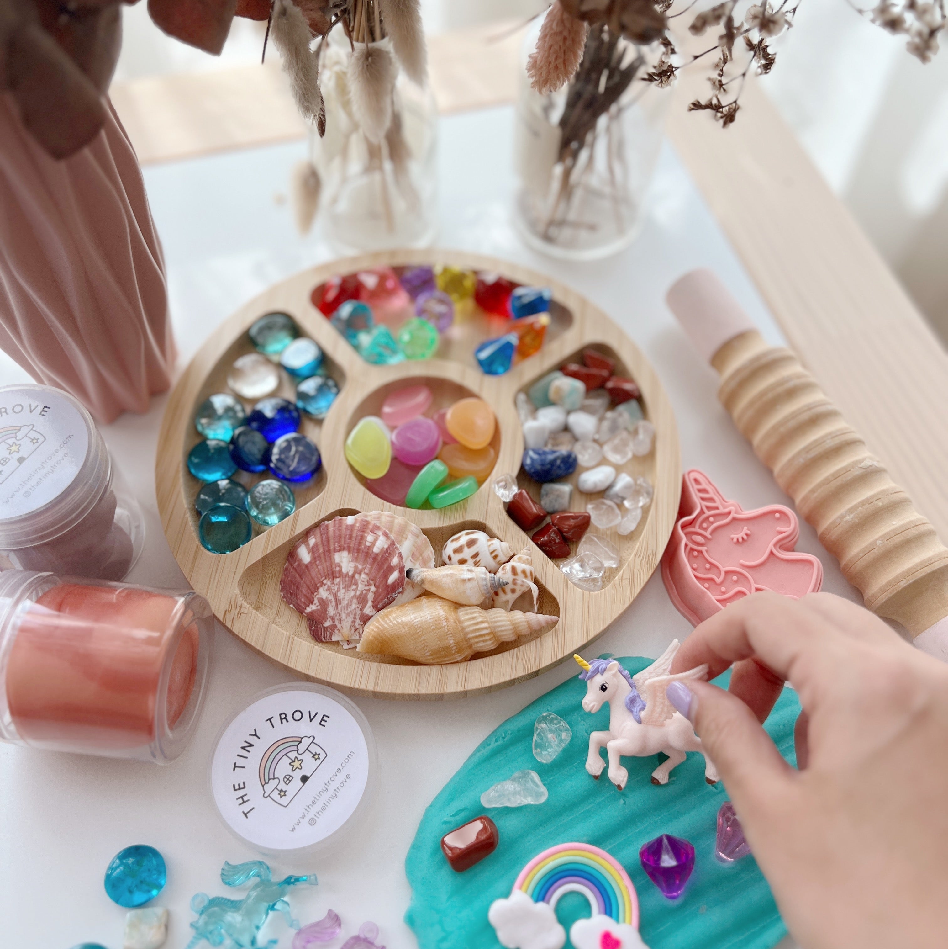 Wooden Sensory Play Sorting Tray (Small)