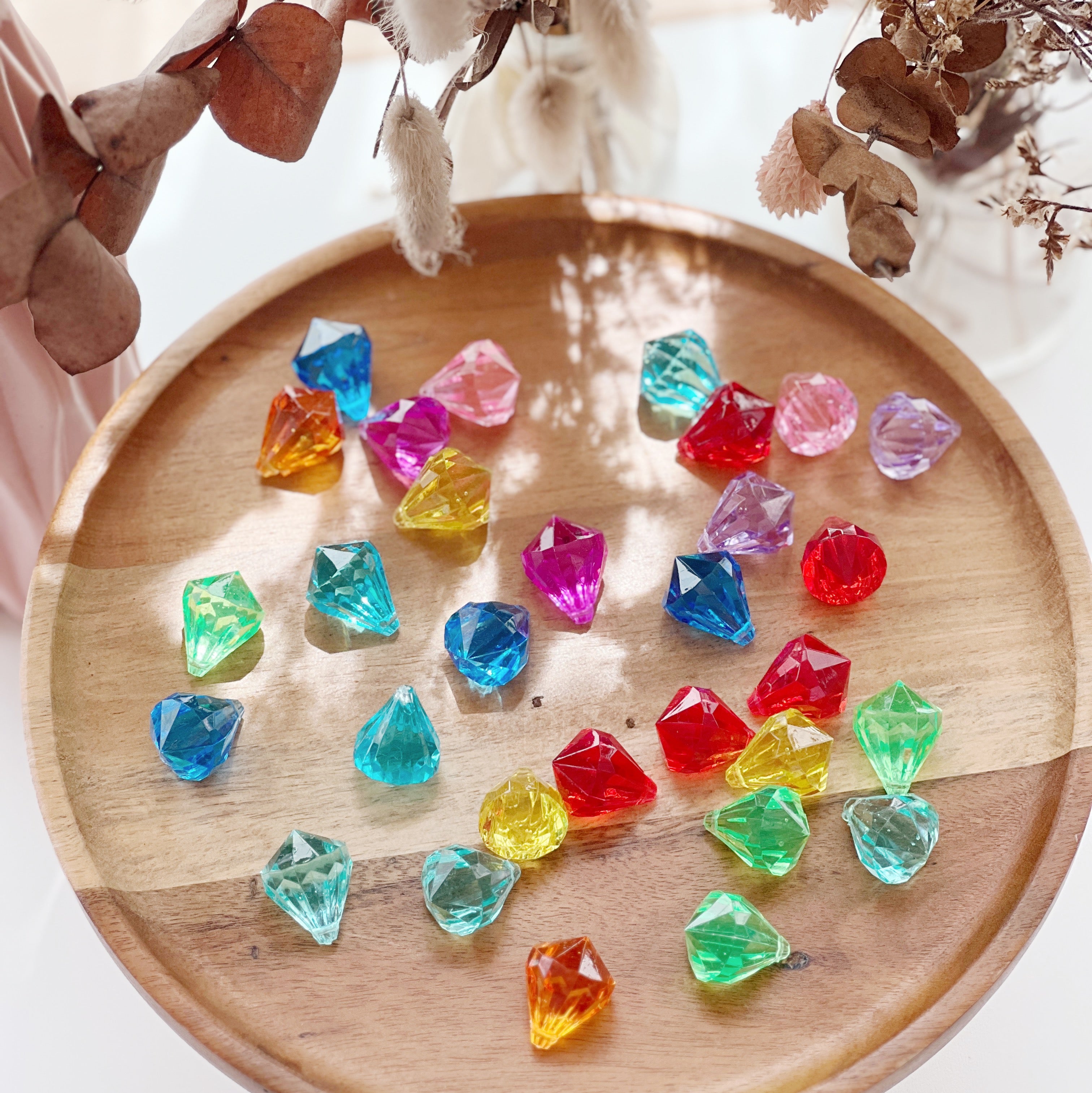 Acrylic Diamonds Sensory Loose Parts Pack