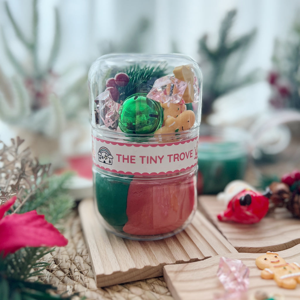 Jolly Santa Play on the Go Jar (Play Dough)