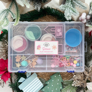 Festive Gingerbread Christmas Deluxe Play Dough Kit