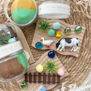 Barnyard Farm Play on the Go Jar (Play Dough)