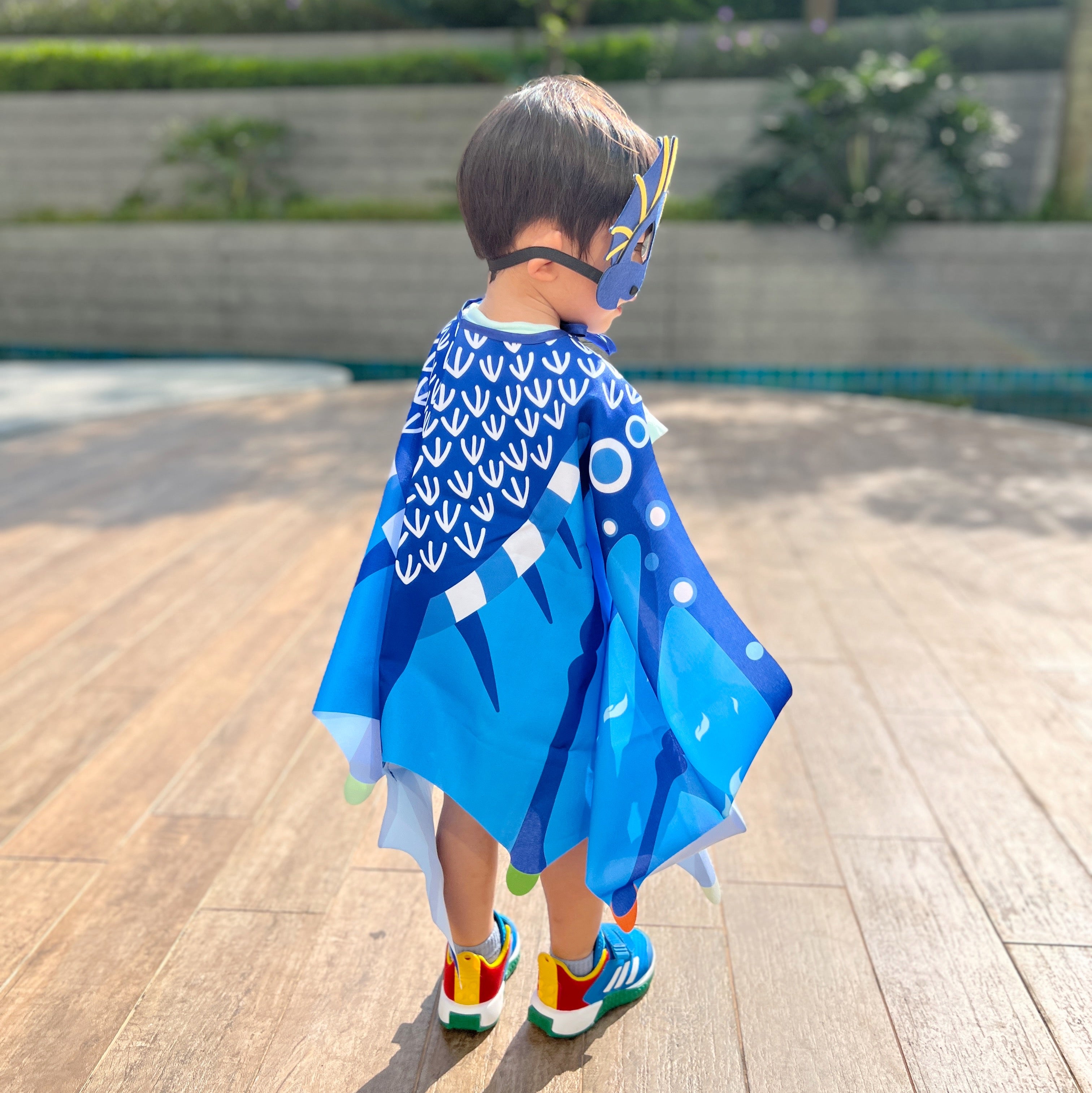 Mystical Dragon Imagination Cape Set (Blue)