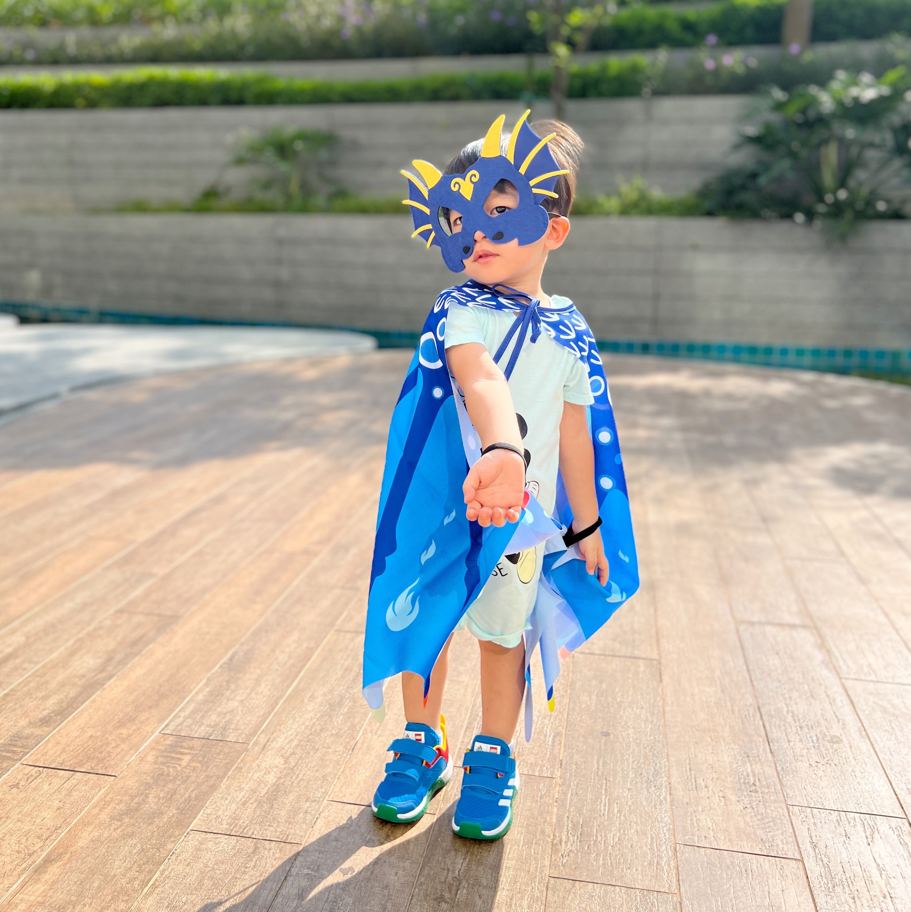 Mystical Dragon Imagination Cape Set (Blue)