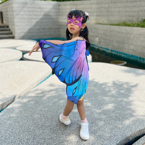 Enchanting Butterfly Wings Cape Set (Purple)