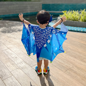 Mystical Dragon Imagination Cape Set (Blue)