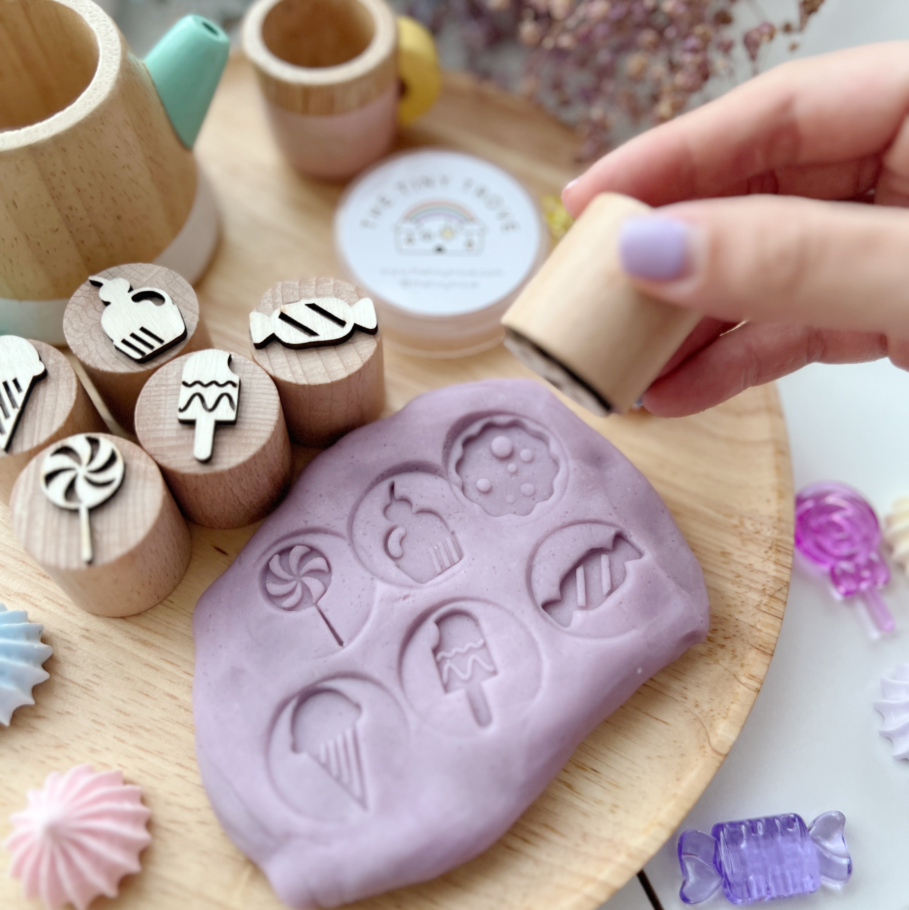 Sweet Treats Wonderland Wooden Stampers Set