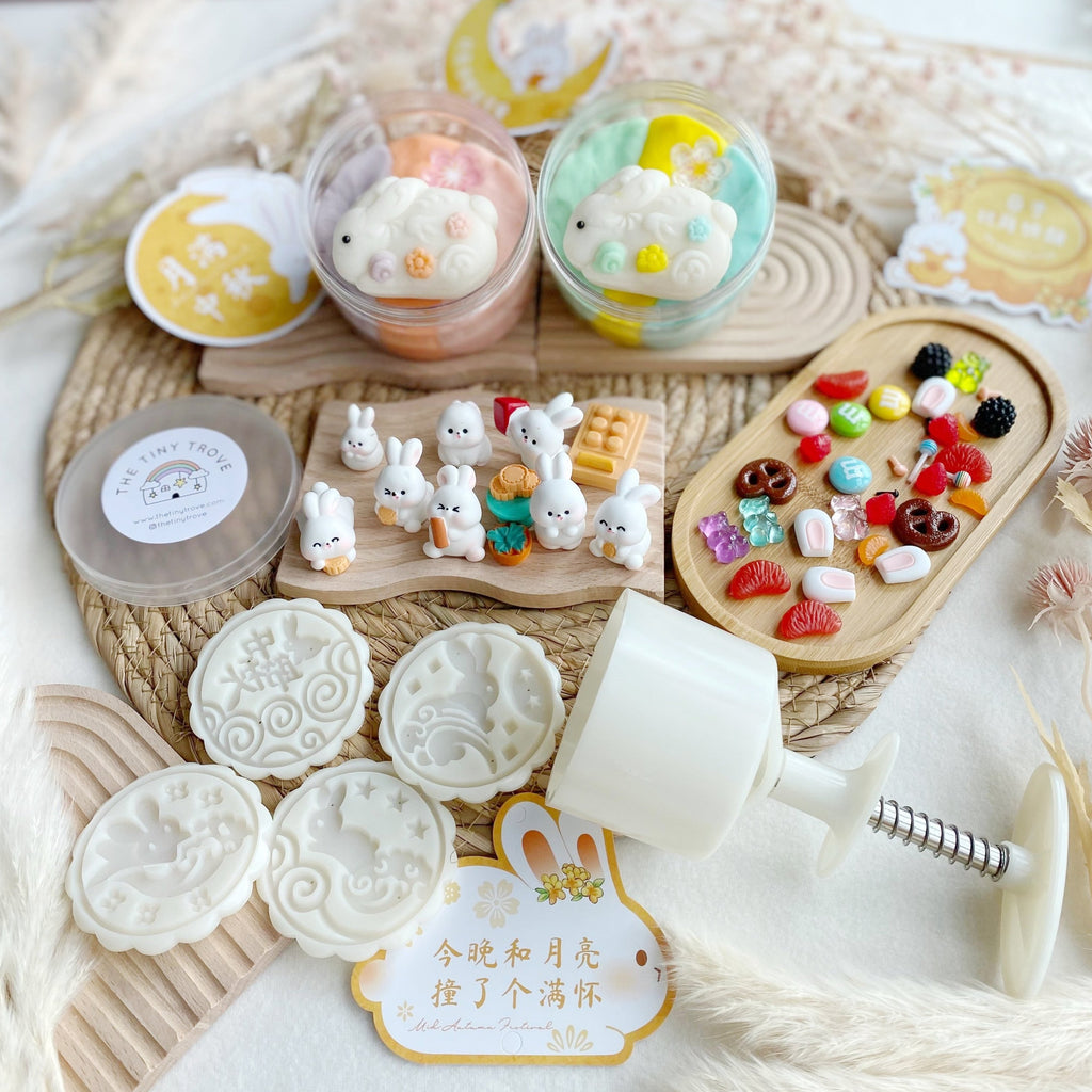 Mid-Autumn Jade Bunnies Celebration 中秋团圆 Mooncake Play Dough Kit